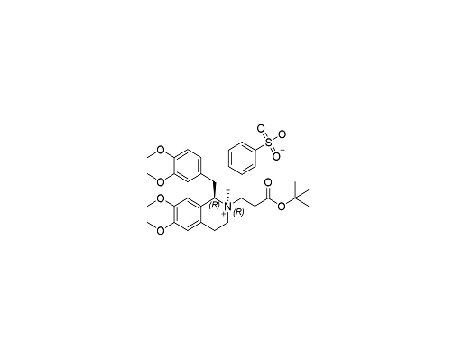 (1R,2R)-1-[(3,4-Dimethoxyphenyl)methyl]-2-[3-(tert-butoxy)-3-oxopropyl]-1,2,3,4-tetrahydro-6,7-dimethoxy-2-methylisoquinolinium benzenesulfonate