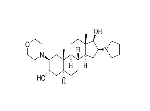 2β-(4-Morpholinyl)-16β-(1-pyrrolidinyl)-5α-androstane-3α,17β-diol