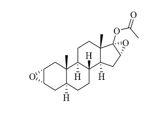 Androstan-17-ol, 2,3:16,17-diepoxy-, 17-acetate, (2α,3α,5α,16α,17β)-