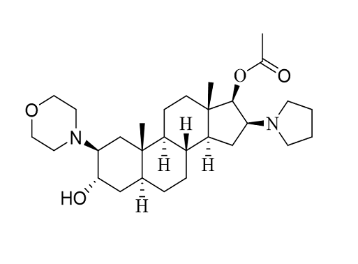 2β-(4-Morpholinyl)-16β-(1-pyrrolidinyl)-5α-androstane-3α,17β-diol 17-acetate