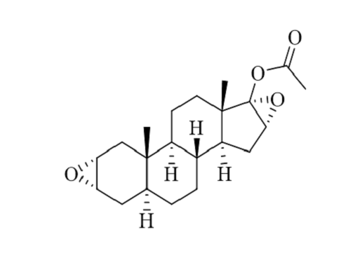 Androstan-17-ol, 2,3:16,17-diepoxy-, 17-acetate, (2α,3α,5α,16α,17β)-